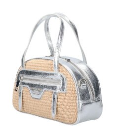 INTER-CHAUSSURES 【Christian Villa】異素材コンビミニボストンバッグ