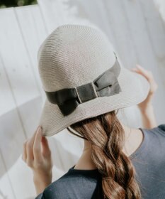 MOONBAT 【遮光98%以上/UPF50＋/UVカット】洗えるペーパーブレード前後差クロッシェ 手洗いOK/サイズ調整可能/抗菌防臭加工