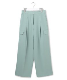 ICB FluidBackSatin ワイドストレートカーゴパンツ