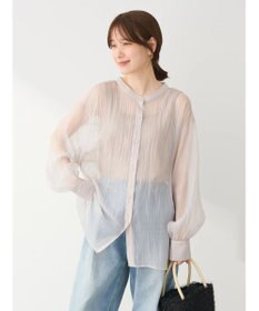 Green Parks ・ＥＬＥＮＣＡＲＥ　ＤＵＥ　シアーバックリボンチュニック