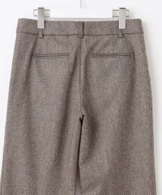 J.PRESS LADIES S 【セットアップ対応】ウールストレッチツイード ストレート パンツ