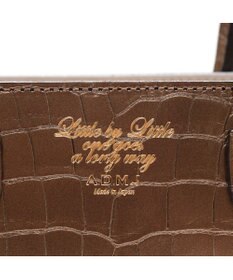 A.D.M.J. 【牛革】クロコ型押し ザ・ビーDカン付ミニトート