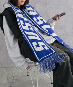 WEGO 【ユニセックス着用ITEM】ロゴマフラー