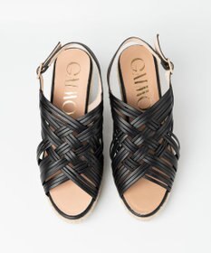 gaimo 【GAIMO/ガイモ】ダブルクロスウェッジサンダル/DUBOIS-US