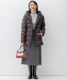 23区 【VERY掲載/新色追加】シレータフタ ミドル丈 ダウンコート