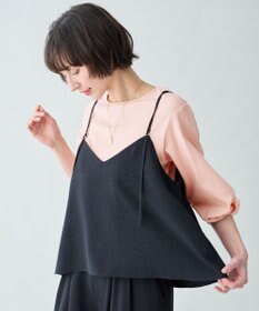 ANY 【2SET】2WAYビスチェ×ワイドパンツセットアップ