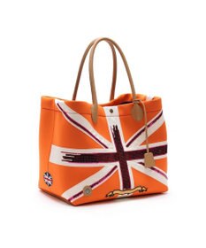 A.D.M.J. 【A4収納可】【魔法のように軽い】マジックライト/ユニオンジャックキューブトート34cm