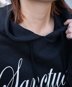 WEGO エンジェルプリントショートプルパーカー