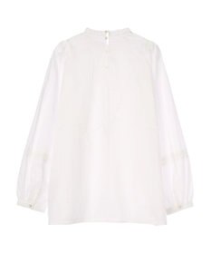 earth music&ecology ピンタックレースブラウス