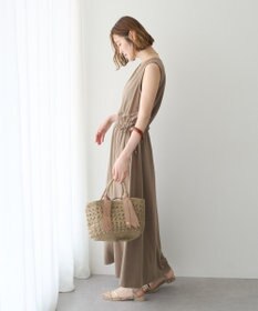 YECCA VECCA 【接触冷感】カットノースリーブワンピース