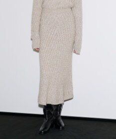 JOSEPH ファジーケーブル　フレアスカート
