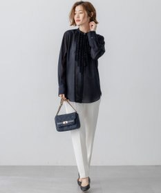 23区 L 【VERY掲載/撥水加工/洗える】TRストレッチギャバ テーパード パンツ