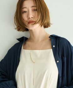 YECCA VECCA 2wayコットンパールスライドラリエット