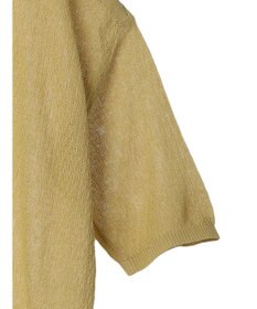 Green Parks 透かし編み肩あきニットプルオーバー