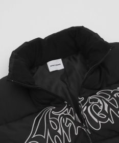 WEGO 【ユニセックス着用ITEM/MLサイズ展開】パファーグラフィックブルゾン