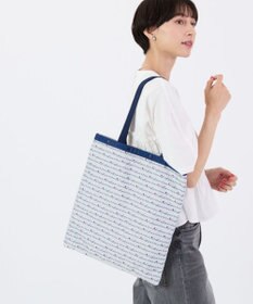 LeSportsac LARGE EMERALD TOTE/マリンロゴボーダー