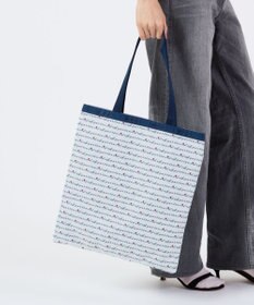 LeSportsac LARGE EMERALD TOTE/マリンロゴボーダー