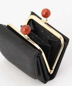 UNBILLION perche アクリル玉三つ折りミニサイフ