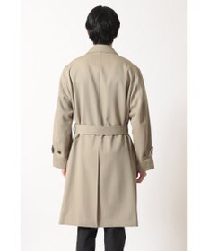 DAKS ウールギャバジン オーバーサイズステンカラーコート