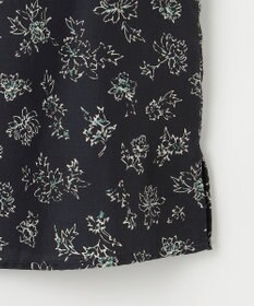 J.PRESS LADIES S 【洗える】ラインフラワープリント ブラウス