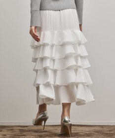 GRACE CONTINENTAL ティアードフリルスカート