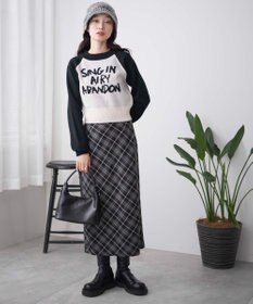 WEGO ジャガードショートニットプルオーバー