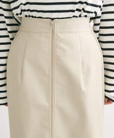 Green Parks ・ＥＬＥＮＣＡＲＥ　ＤＵＥフェイクレザーＷ－ＺＩＰスカー