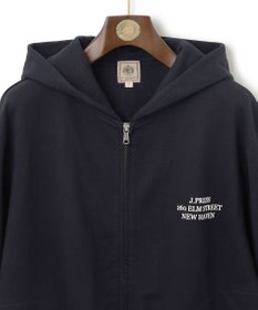 J.PRESS MEN インレージャージー ロゴフルジップパーカー
