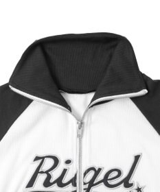 WEGO ダブルジップワッペンロゴラグランT