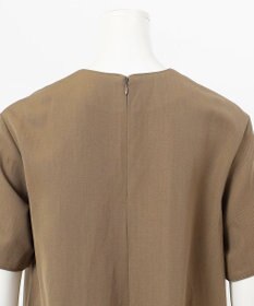 23区 【エステータ】ウールリネン 半袖フレアワンピース