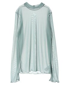 earth music&ecology シアーハイネックメロープルオーバー