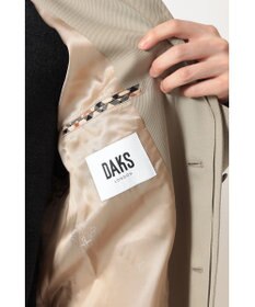 DAKS ウールギャバジン オーバーサイズステンカラーコート