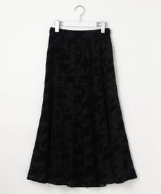 ANY SIS 【2SET】フェザー ニット × フロッキー スカート