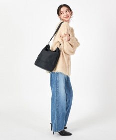 LeSportsac CONVERTIBLE BUCKET BAG/リサイクルドブラックJP