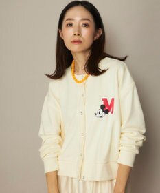 OP／FILA 【ocean pacific】ミッキー/裏毛カーディガン【Disney/ディズニー】