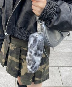 WEGO 総柄しっぽキーホルダー