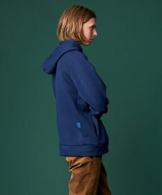 JOSEPH ABBOUD MOUNTAIN 【軽量/ソフト/イージーケア】ソフトダンボール ニット パーカー