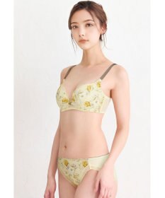 WACOAL ブラジャー 【リボンブラ 脇すっきり】 脇高設計 着やせシルエット 動いても谷間キープ レディース BXB423 /ワコール