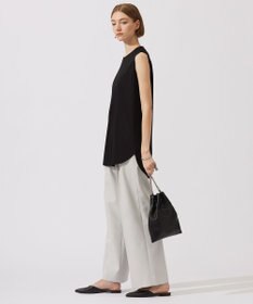 ICB 【接触冷感・洗える】コンパクトスムース ノースリーブTシャツ