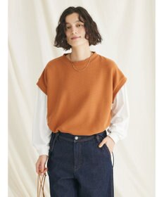 CRAFT STANDARD BOUTIQUE 起毛ワッフルレイヤード風プルオーバー