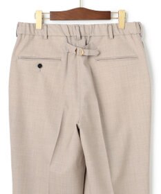 J.PRESS MEN 【J.PRESS ORIGINALS】Hight Twist Hopsack Spindle New Piped Stem Slacks / Japan Made