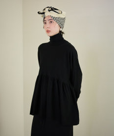 #Newans 【洗える】ペプラムデザインワイドシルエットプルオーバー