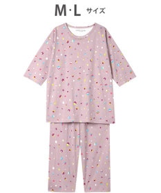 tsumori chisato SLEEP ツモリチサト パジャマ 7分袖 長袖 8分丈 綿100%(本体) 天竺素材 レディース UDT259 /ワコール