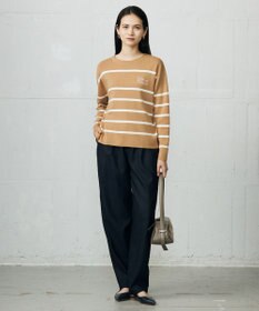 自由区 【SHIHOさん着用】デニムライクツイルカーブテーパード パンツ