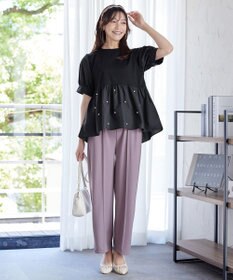 Tiaclasse 【サラごこち】選べるパンツ(テーパード/ワイド）