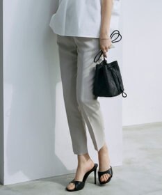 ICB L 【新色追加・WEB限定カラーあり・接触冷感・UVケア・速乾・防シワ・洗える】 FluidBackSatin  ドロストパンツ