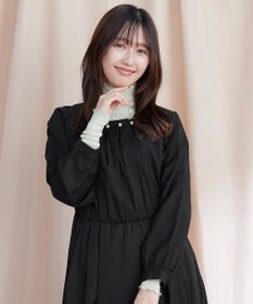 Tiaclasse 【洗える】タックパールワンピース