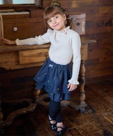 ANY KIDS 首フリルしあわせタッチニット