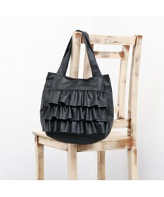 UNBILLION カシュカシュ cachecache / フリルトートバッグ