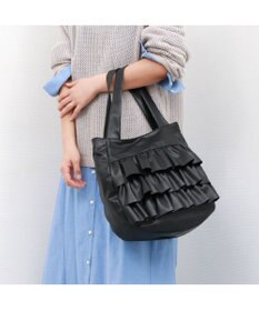 UNBILLION カシュカシュ cachecache / フリルトートバッグ